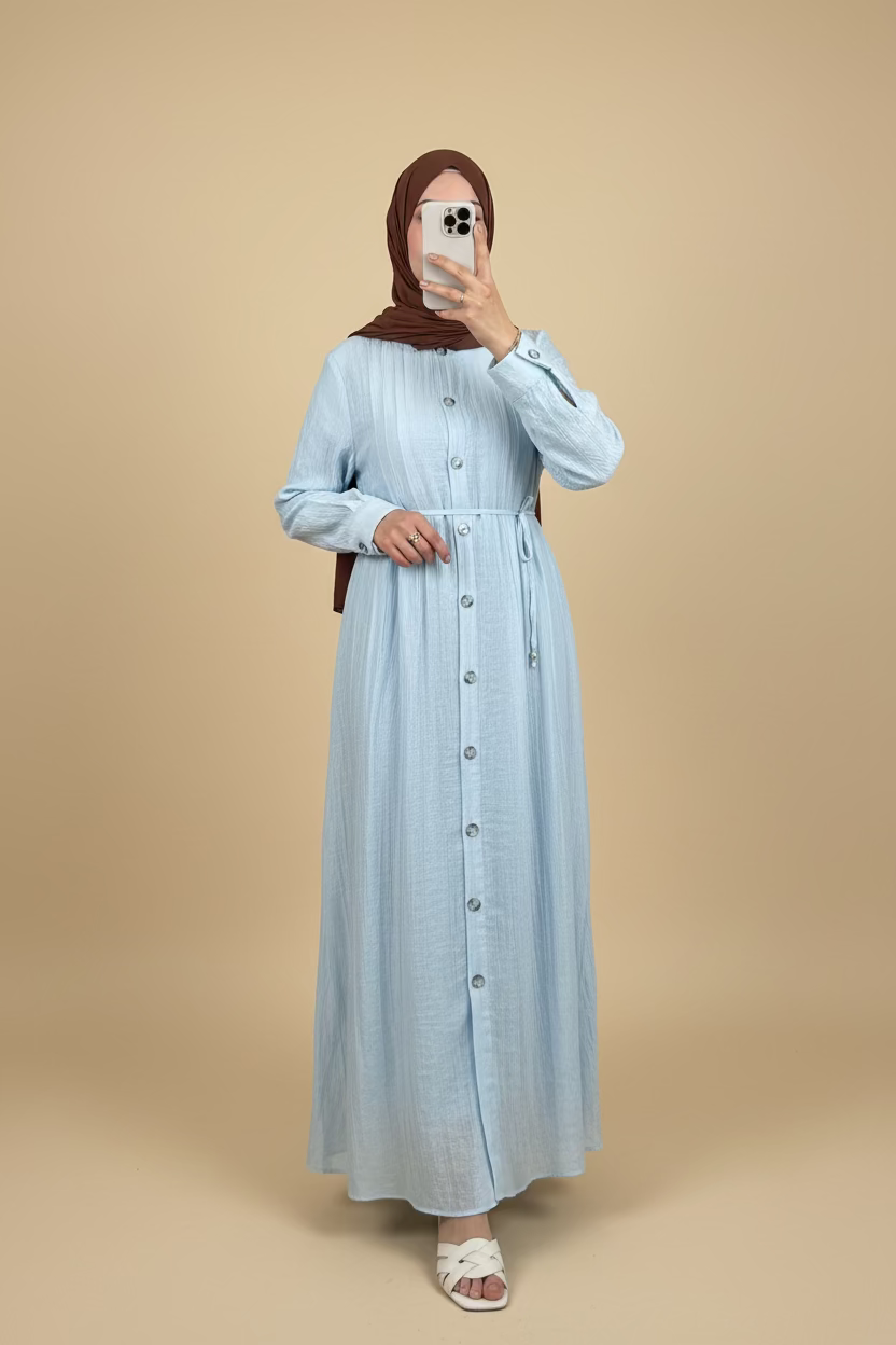 Kleid Noura- Sommerkleid mit Knopfleiste