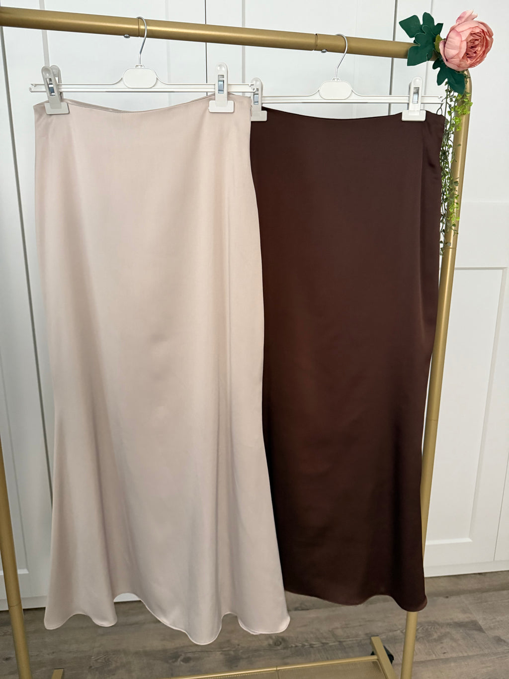 Ayla Wrap Set - Satin Zweiteiler in Wickeloptik