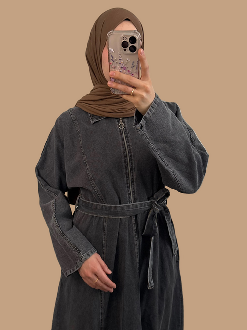 Denim Dress Jeans Maxikleid