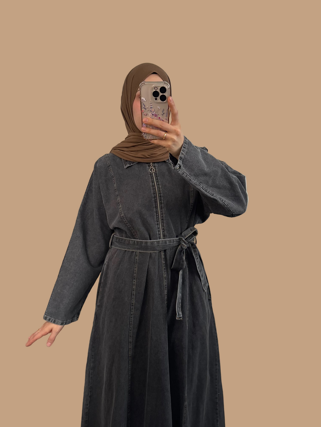 Denim Dress Jeans Maxikleid