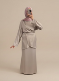 Ayla Wrap Set - Satin Zweiteiler in Wickeloptik